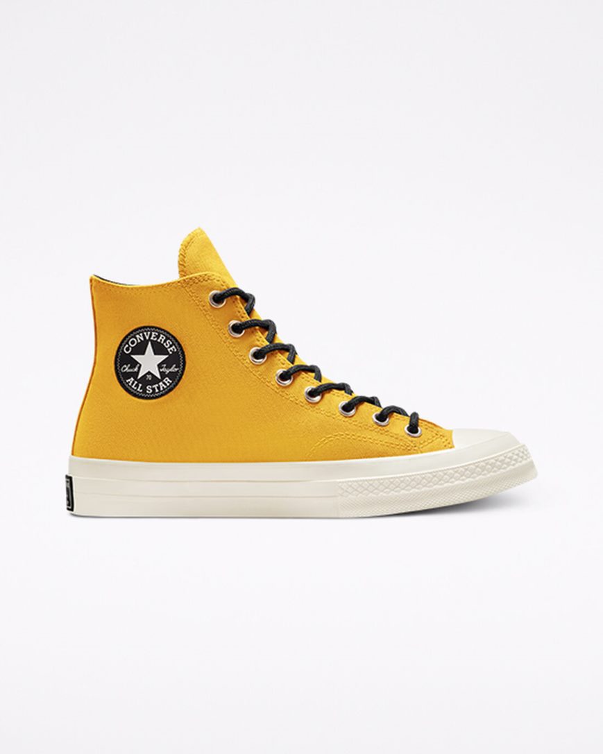 Women\'s Converse Engineered Optimism Chuck 70 GORE-TEX High Top Shoes Yellow / Black | AU 5380EW